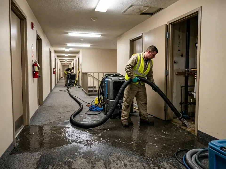multi-unit-apartment-hallway-f-005 — frequently asked questions, Emergency Burst Pipe Water Extraction & Removal in Genoa Ci…